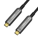 Оптический кабель Claroc USB-C 4K@60Гц 10 м — черный