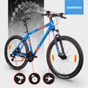 HORSKÝ MTB BICYKEL SHIMANO HLINÍKOVÝ RÁM 18 &quot; 2xKotúče RAMA 27,5&quot; 21 PREVODOVÝCH STUPŇOV Značka MalTrack