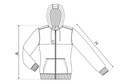 Mikina Malfini Trendy Zipper W MLI-41162 XL Dominujúci vzor bez vzoru