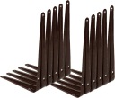 10X УГЛОВАЯ ПОДДЕРЖКА ПОЛКИ 250X200MM