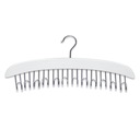 ВЕШАЛКА НА 12 ПОЛОСОК, белый шарф ZELLER