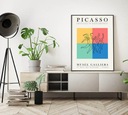 Plagáty Sada obrazov Picasso Žena Abstrakcia farebná krava 30x40 Výška produktu 40 cm