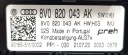 PANNEAU CLIMATISATION AUDI A3 8V 8V0820043AKphoto 10