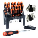 ŚRUBOKRĘTY WKRĘTAKI IMBUSY BITY MAGNETYCZNE ZESTAW Z WIESZAKIEM STOJAKIEM