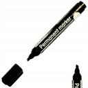 Marker permanentny D.RECT OFFICE ścięty czarny