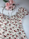 Tunika dámske šaty mini kvety SHEIN USA L Výstrih v tvare srdca