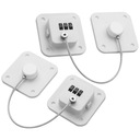 ЗАМОК ДЛЯ ДВЕРИ ШКАФА БЕЗ СВЕРЛЕНИЯ 2 ШТ.