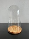 Kupola sklenené tienidlo na drevenú náplasť 27cm Kód výrobcu 014