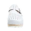 Topánky Ženy Chodaki Drevenice Buxa FPU21 DM Biele Dominujúci vzor bez vzoru