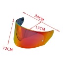 ШЛЕМ МОТОЦИКЛЕТНЫЙ VISOR REPLACEMENT UTILITY STURDY WINDPROOF DARK RED  фото 7
