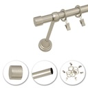 Карниз для штор длиной 400 см, одинарный, металлический SOLID