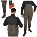 WODERY WĘDKARSKIE KALOSZE SPODNIOBUTY SPODNIE WODOODPORNE SZELKI ROZ. 45