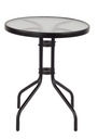 КРУГЛЫЙ БАЛКОННЫЙ СТОЛ ТЕРРАСА СТЕКЛЯННАЯ КОФЕЙНАЯ СТОЛИЦА БАЛКОННЫЙ САДОВЫЙ СТОЛИК