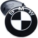 ЭМБЛЕМА BMW 74 мм ЧЕРНАЯ ЗАДНЯЯ E46 E90 F22 F23 F30 F31 F32 F33 F35..