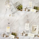 Номера столов Позолоченные гламурные номера столов