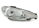 DEPO PROJECTEUR PEUGEOT 206 H4 98- DROIT CLIGNOTANT BLANCphoto 13