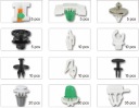 CLIPS PINCES AUTOMOBILE FIXATIONS AUDI 160 PCSphoto 7