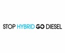 Наклейка Stop Hybrid Go Diesel