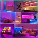 PÁSEK LED PÁSEK RGB LEDY BAREVNÁ LED LIŠTA STROPNÍ VODOTĚSNÝ 5m DÁLKOVÝ OVLADAČ Kód výrobce LISTWA DO DOMU PREZENT KOLOROWA TAŚMA LED