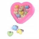 НАБОР КОЛЬЦЕВ СЕРДЦЕ ДЛЯ ДЕВОЧКИ, 12 ШТ.