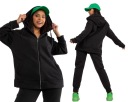Теплый спортивный костюм ЖЕНСКИЙ, спортивный костюм F62, черный, S/M