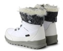 Buty zimowe dziecięce ocieplane śniegowce białe American Club SN 39/23 33 Płeć dziewczynki