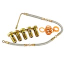 КОМПЛЕКТ сливной трубки форсунки URSUS C-360 в оплетке