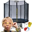 САДОВЫЙ батут 252 см, 8-футовая ЛЕСТНИЦА С СЕТКОЙ