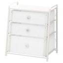 IKEA LOTE Komoda 3 zásuvky biela 55x62 cm