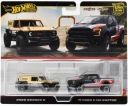 Комплект из двух автомобилей HOT WHEELS PREMIUM CULTURE CAR Ford Bronco R/17 Ford F-150 Raptor