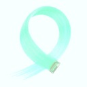 PASMO PASEMKO WŁOSÓW KOLOROWYCH KLIPS TURKUSOWE