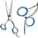 ОСТРЫЕ ПАРИКМАХЕРСКИЕ НОЖНИЦЫ ПРЯМЫЕ СТАЛЬНЫЕ ЦВЕТА 2 ПАРИКМАХЕРСКИЕ НОЖНИЦЫ