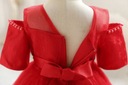 Elegantné čipkované šaty s mašľou pre dievčatko TT083Y Dominujúci materiál polyester