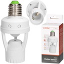 E27 Патрон лампы с датчиком движения в сумерках