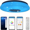 LAMPA SUFITOWA RGB Z GŁOŚNIKIEM BLUETOOTH LED 60W Z PILOTEM APLIKACJA APP