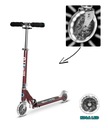 Самокат Micro Sprite LED Осенний красный