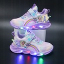 Tenisky Elsa LED Detské svietiace topánky Roz 22-37 Stav balenia originálne