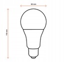 Zestaw Lampa ogrodowa słupek stojąca zewnętrzna 80cm + Żarówka 15W Ciepła Barwa światła biały neutralny