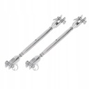 2PCS JAW TURNBUCKLE JAW I ZACZ ZACZA ZE STEEL STAINLESS STEEL PADS JIEO DB  photo 9