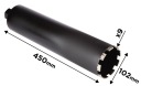 GRAPHITE OTWORNICA DIAMENTOWA DO WIERTNICY 58G540 102×450MM×9T 57H862 (17828878613) фото min 9