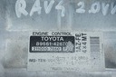 TOYOTA RAV4 COMPUTADOR UNIDAD DE CONTROL MÓDULO 2,0 VVTI (1AZ-FE) 00-05R 