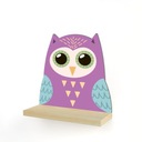 ДЕРЕВЯННАЯ ПОЛКА СОВА SWEETMAN В СКАНДИНАВСКОМ СТИЛЕ