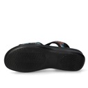 Dámske sandále Zasúvacie Sanital Flex 8030.17 Čierne Kvetinový Vzor 37 Dominujúca farba viacfarebná