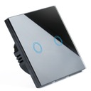 ДВОЙНОЙ СТЕКЛЯННЫЙ СЕНСОРНЫЙ ВЫКЛЮЧАТЕЛЬ СВЕТОДИОДНОГО СВЕТА