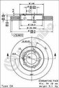 DISCO HAM. PARTE DELANTERA SEAT IBIZA 02-, VW GOLF 97- 