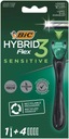 Maszynka do golenia BiC Hybrid Flex3 Sensitive 1+4
