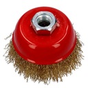 ПРОВОЛОЧНАЯ ЩЕТКА 75 мм M14, ЛАТУННАЯ ПЕРЕДНЯЯ ЧАСТЬ