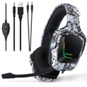 ONIKUMA K20 КАМО-НАКЛАДНЫЕ ПРОВОДНЫЕ ИГРОВЫЕ НАУШНИКИ С RGB-МИКРОФОНОМ
