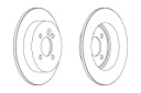 DISQUES FREIN 2PCS ARRIÈRE MINI R50 R53 R52 R56 R57 R58 R59 CLUBMANphoto 2