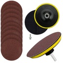 ШЛИФОВАЛЬНЫЙ ДИСК + НАБОР ШЛИФОВАЛЬНОЙ БУМАГИ 10x 125MM